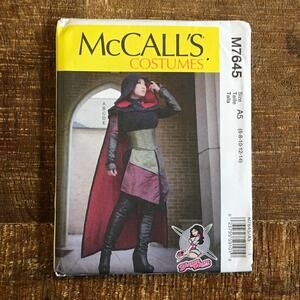 McCalls Sewing Pattern M7645 Assassins Creed Cosplay Warrior Fantasy 6-14 UNCUT